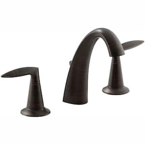 Alteo 8 in. Widespread 2-Handle Mid Arc Water-Saving Bathroom Faucet in Oil-Rubbed Bronze
