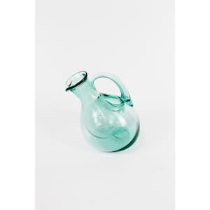 48 oz. Tilted Clear Glass Wine Decanter with Ice Pocket