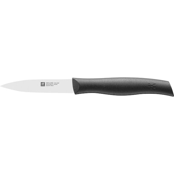 TWIN Grip 3.5 in. Stainless Steel Partial Tang Paring Knife - Black