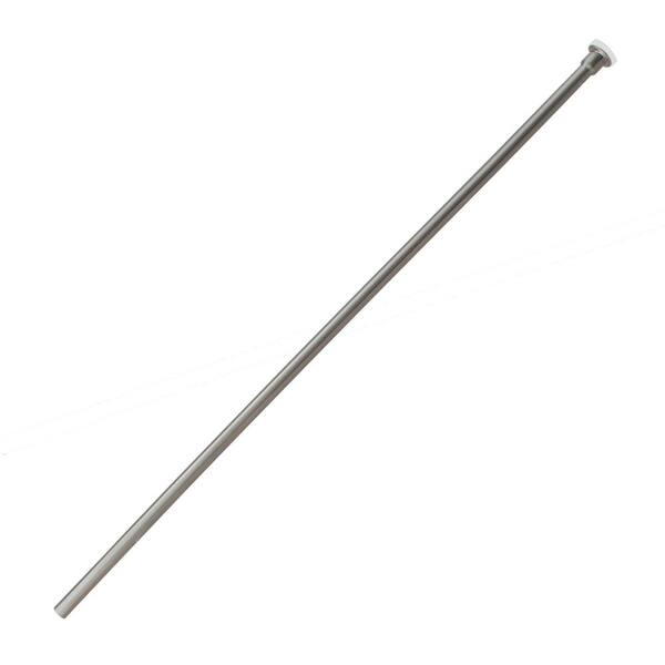 thumbnail image 2 of Westbrass 3/8 X 12 Inch Toilet Supply Line - Brass Flat Head Riser In Satin Nickel Finish (2-Pack) 2 of 10