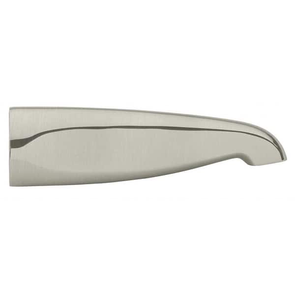 Westbrass Standard 8-1/2 in. Tub Spout in Satin Nickel