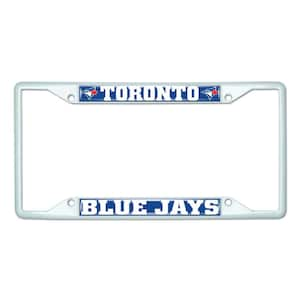 Universal Fit MLB - Toronto Blue Jays License Plate Frame - White