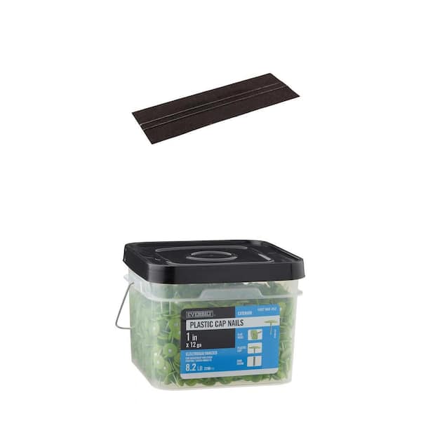 Pro-Start 120 lin. ft. Roofing Starter Strip Shingles and 1 in. Roofing Nails (2296-Count) Combo