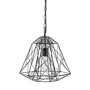 Harlow 6-Watt Black Metal Integrated LED Pendant