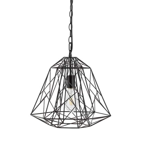 Silverwood Furniture Reimagined Harlow 6-Watt Black Metal Integrated ...