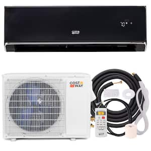 22000 BTU 2-Ton Ductless Mini Split Air Conditioner with Heat Pump 208-Volt to 230-Volt Wi-Fi Enabled in Black