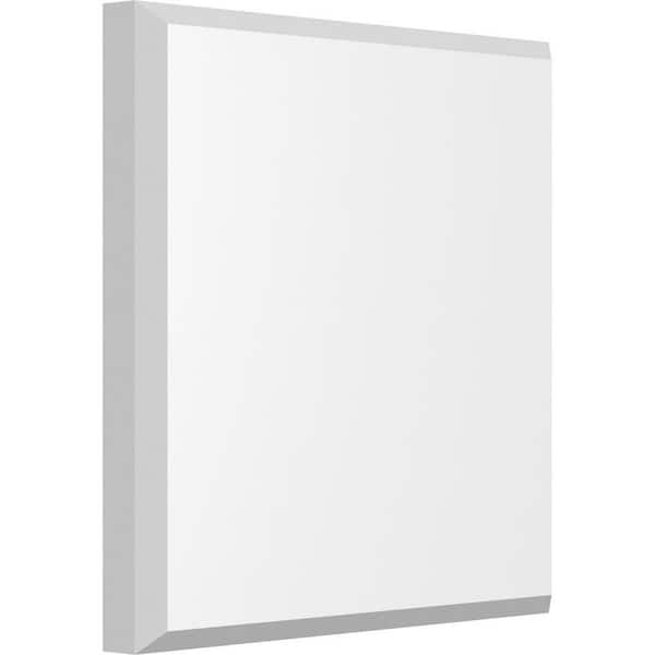 Ekena Millwork 7-in W x 7-in H x-3/4-in P Standard Sedgwick Rosette with Beveled Edge (4-Pack)