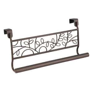 Twigz 9 in. Over The Cabinet Towel Bar in Bronze