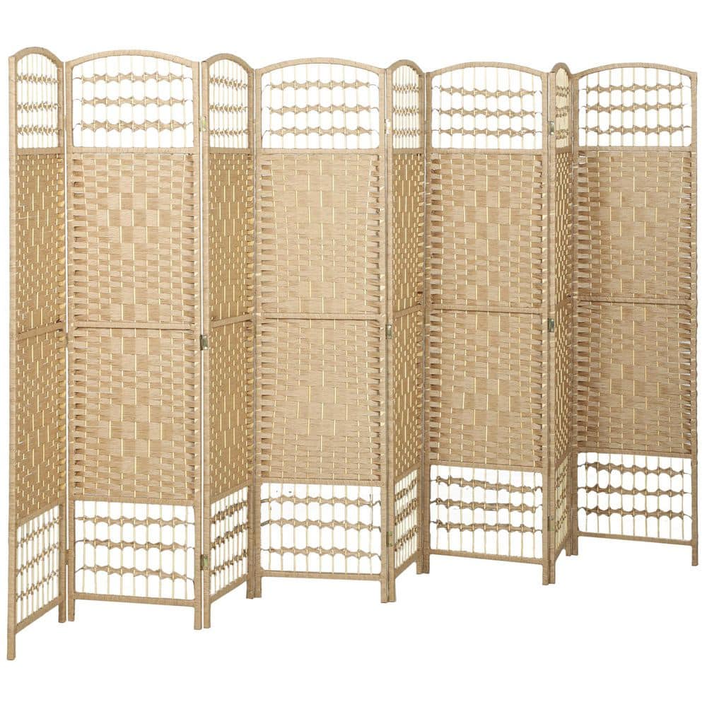 67 in. Natural 8-Panel Room Divider price history on PriceWatchPro