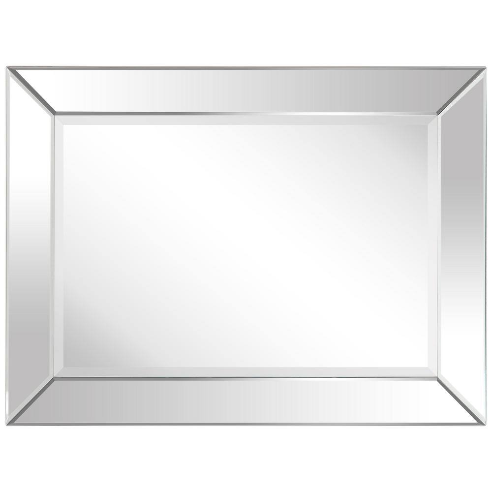 Eldemire Solid Wood Full-Length Beveled Rectangular Mirror
