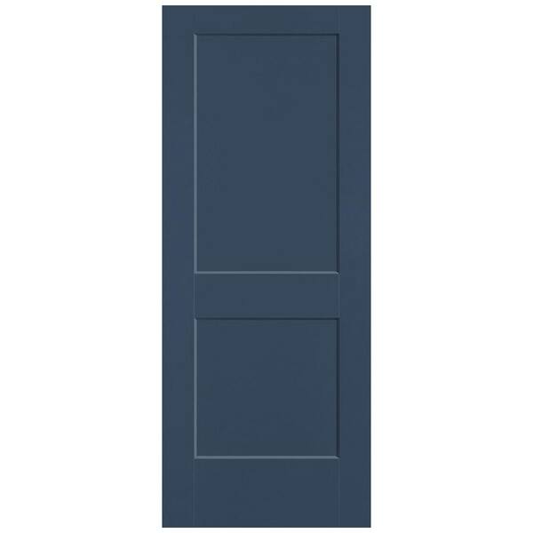 Masonite 32 in. x 80 in. 2-Panel Logan Single Bore Solid Core Night Tide Molded Composite Interior Door Slab