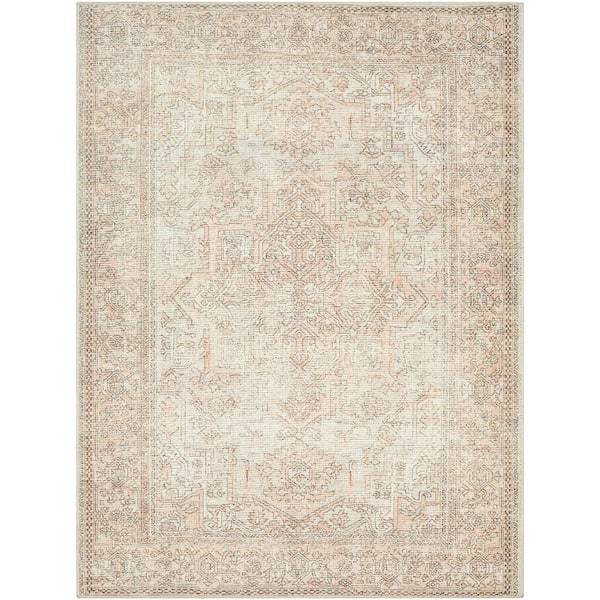 Livabliss Becki Owens Margot Pink Oriental 7 ft. x 9 ft. Indoor Area Rug