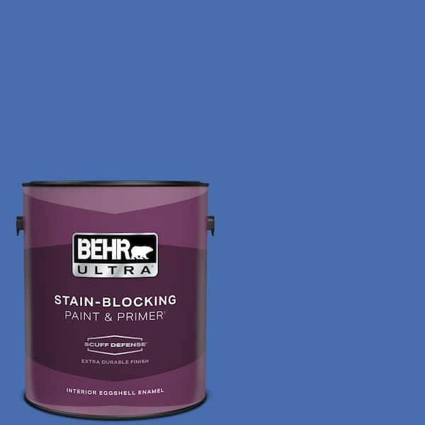 BEHR ULTRA 1 gal. #PPU15-05 New Age Blue Extra Durable Eggshell Enamel Interior Paint & Primer