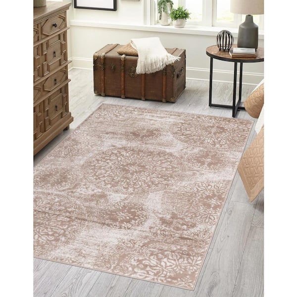 Sofia Grand Beige 4' 0 x 6' 0 Area Rug