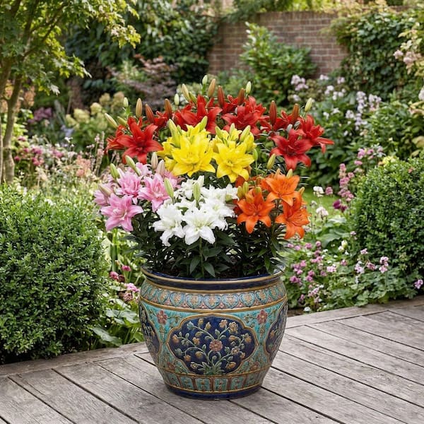 national PLANT NETWORK Lily Double Oriental Mixed Bulbs (5-Pack