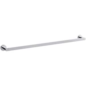 Composed 30 in. Towel Bar in Polished Chrome