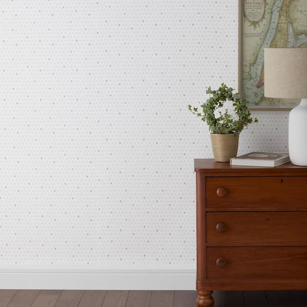 The Company Store Ditsy Stars Sienna Non-Pasted Wallpaper Roll (Covers 52 sq. ft.)