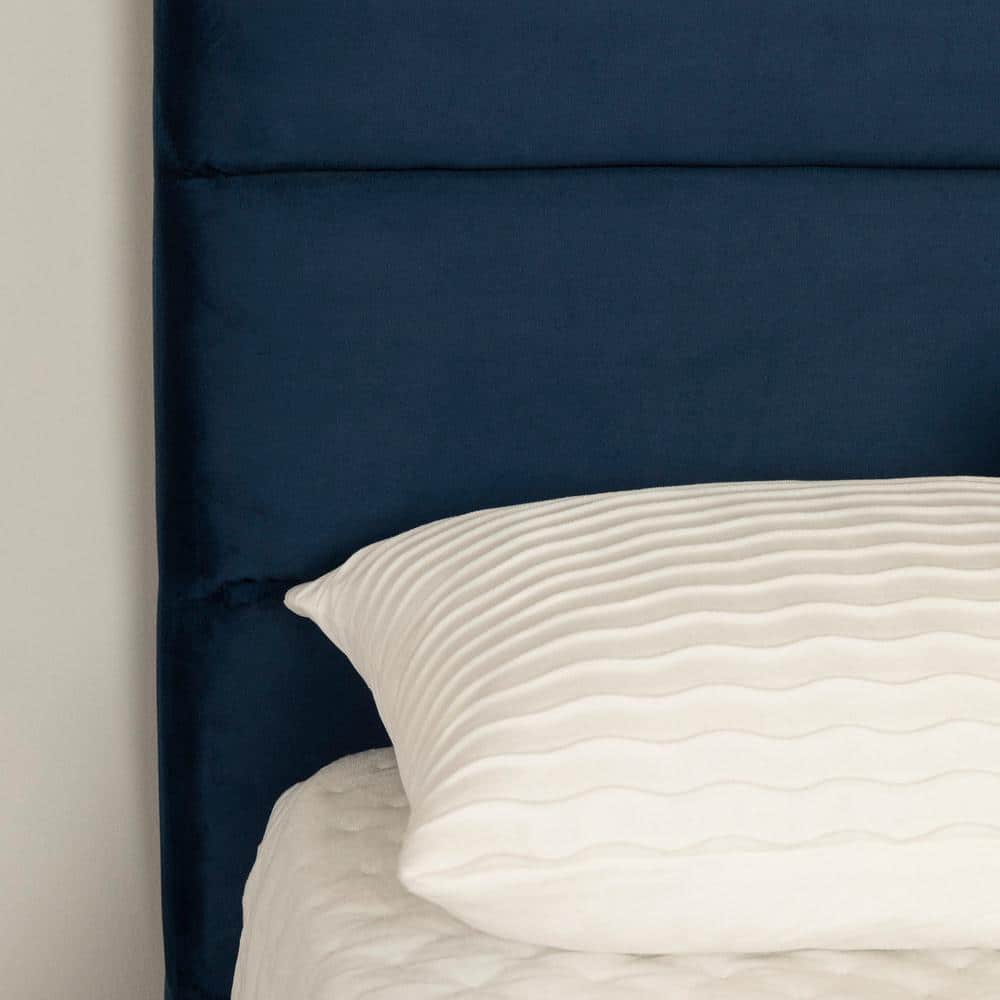 Queen White Washed Rattan Wicker Headboard