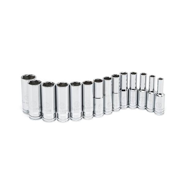 Jeu de 13 Douilles Profondes, 1/2, 6 pans (Snap-on®) - HI TECH OUTILLAGE