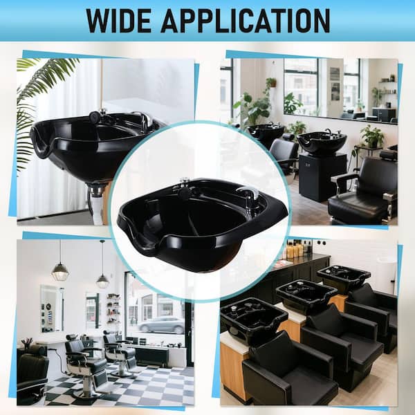WOWOW 22.4 in. D x 20 in. W x 10.9 in. H Wall-Mounted Salon