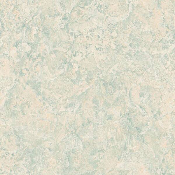 The Wallpaper Company 56 sq. ft. Blue and Beige Textured Wallpaper
