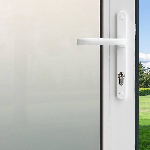 78" Window Frosted Privacy Film Glass Door Stickers Self Adhesive Bathroom Decor 