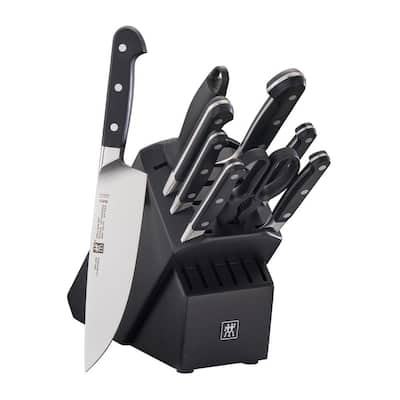 Schmidt Brothers Jet Black 7-Piece Knife Block Set