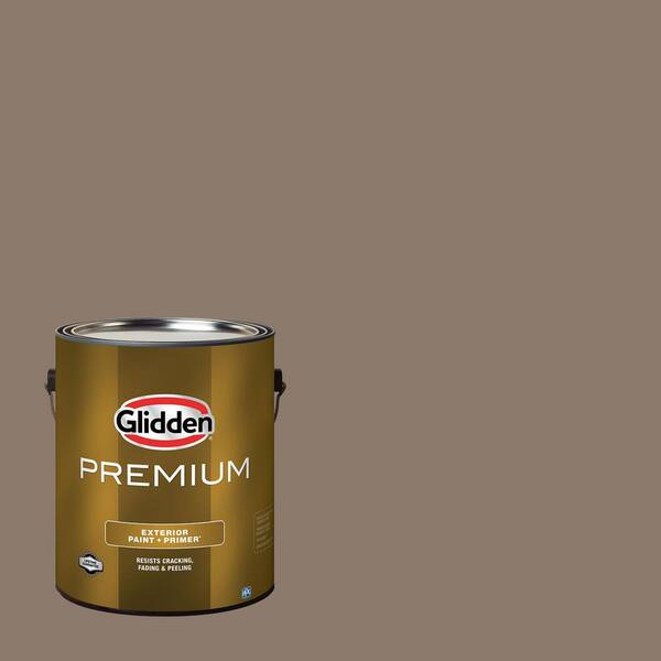 Glidden Premium 1 gal. PPG1021-5 Thunderbird Satin Exterior Latex Paint