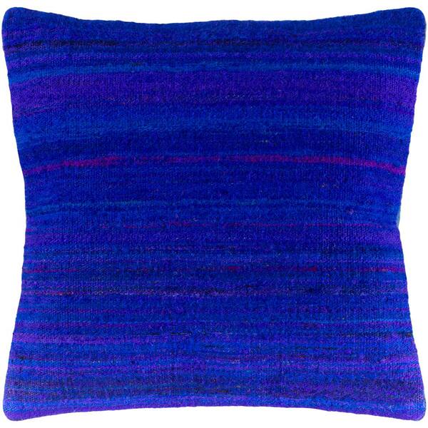 Artistic Weavers Manisha Violet Solid Polyester 18 in. x 18 in. Throw Pillow