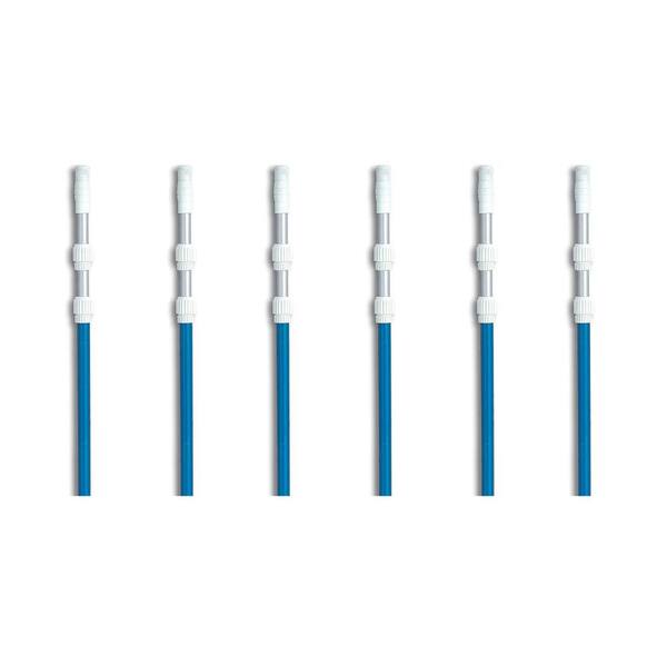 SWIMLINE Swimming Pool 7 ft. to 21 ft. ft Telescopic 3 Piece Telescoping Vacuum Pole (6-Pack)