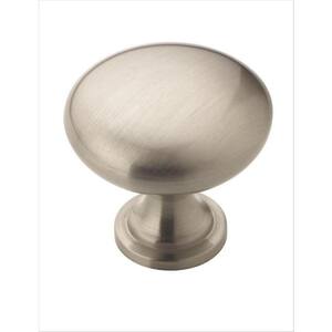 Allison Value 1-1/4 in. (32 mm) Satin Nickel Round Cabinet Knob (25-Pack)