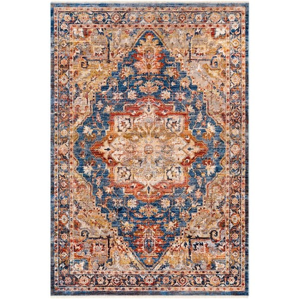 Livabliss Vincent Burnt Doormat 3 ft. x 5 ft. Traditional Indoor Area Rug