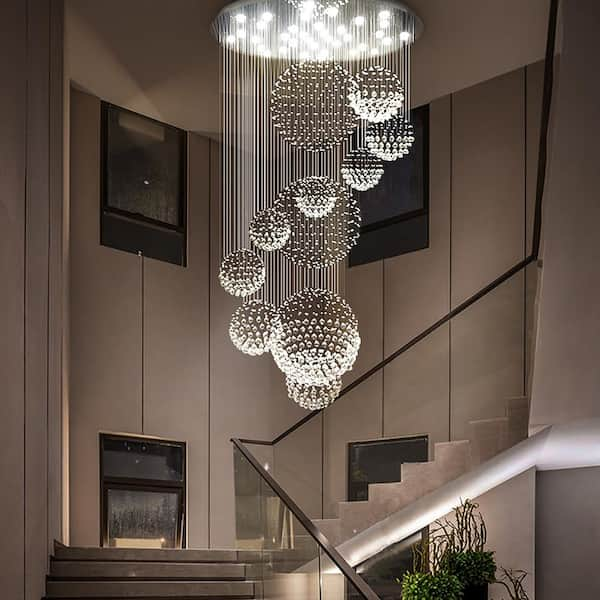 pendant chandelier foyer