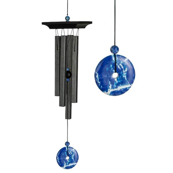WOODSTOCK CHIMES 21 in. Wind Chime Signature Woodstock Blue Lapis Chime