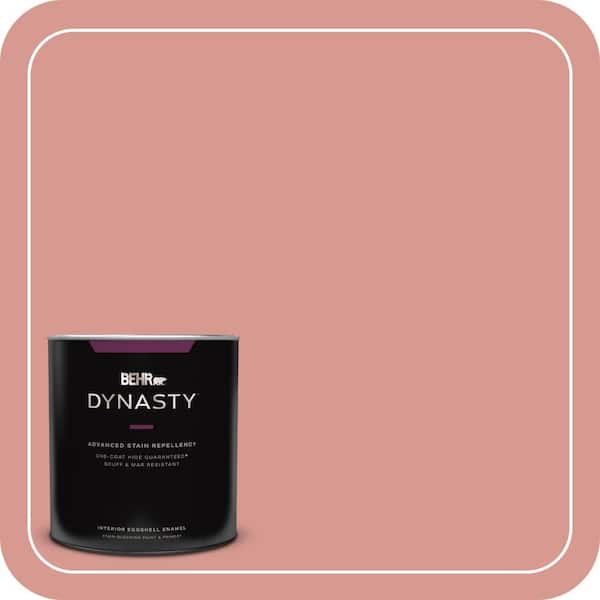 BEHR DYNASTY 1 qt. #T13-15 Shanghai Peach Eggshell Enamel Interior Stain-Blocking Paint and Primer