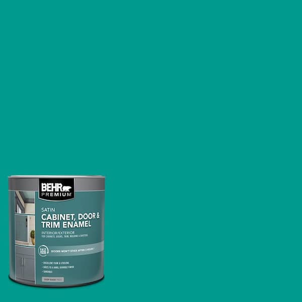 1 qt. #P450-6 Tropics Satin Enamel Interior/Exterior Cabinet, Door & Trim Paint