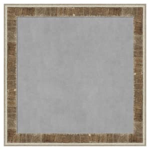 Farmhouse Brown Narrow 29 in. x 29 in. Framed Magnetic Board