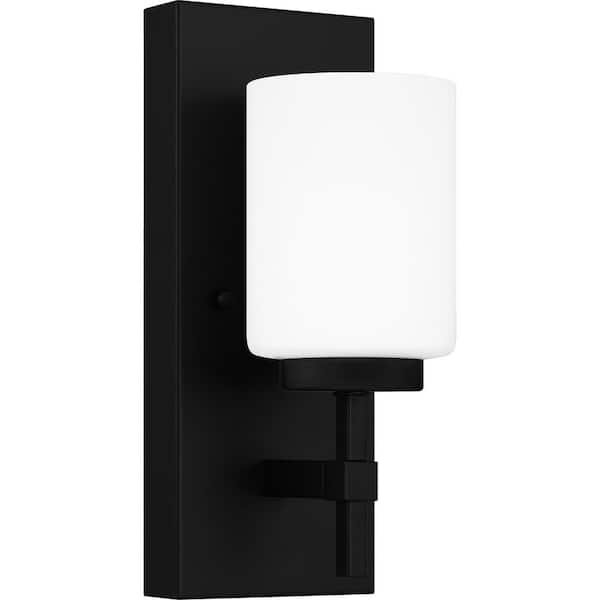Quoizel Wilburn 4.75 in. 1-Light Matte Black LED Vanity Light