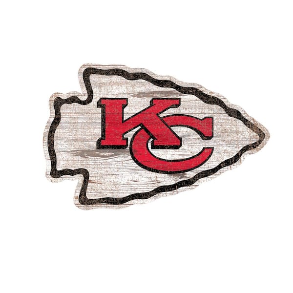 Adventure Furniture NFL Indoor Kansas City Chiefs Distressed Logo