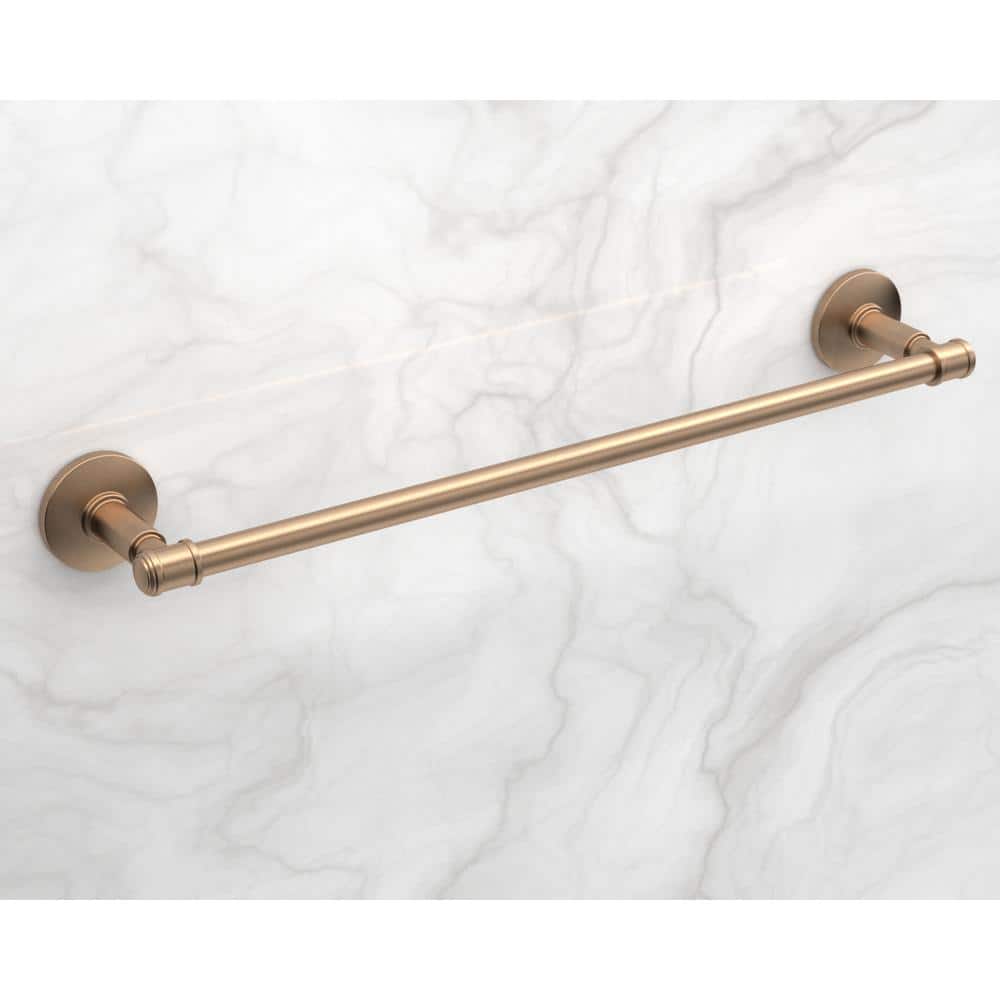 Brushed Gold 3-Piece Metal Bathroom Hardware Set