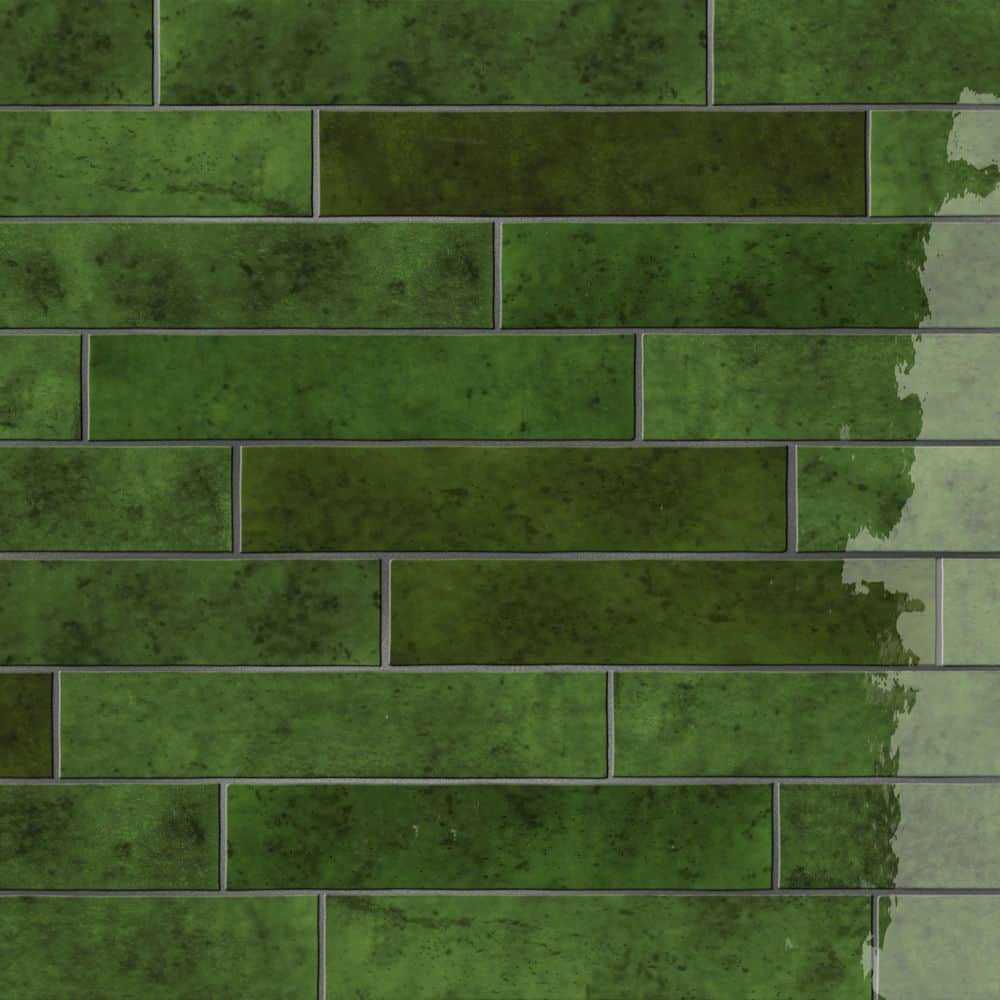 Merola Tile Menorca Tourmaline 3 in. x 13 in. Ceramic Wall Tile