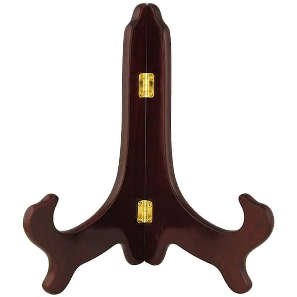 Oriental Furniture Rosewood 12 in. H Decorative Plate Stand