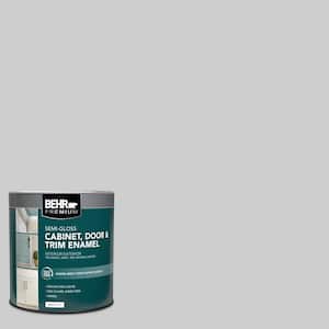 1 qt. #770E-2 Silver Screen color Semi-Gloss Enamel Interior/Exterior Cabinet, Door & Trim Paint