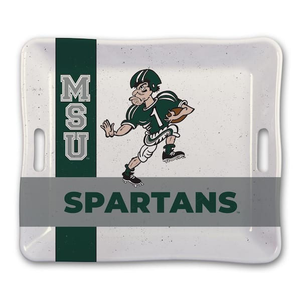 Magnolia Lane Michigan State Melamine Serving Tray