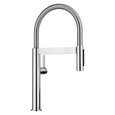 Culina II Mini Single Handle Pull Down Sprayer Kitchen Faucet in Chrome
