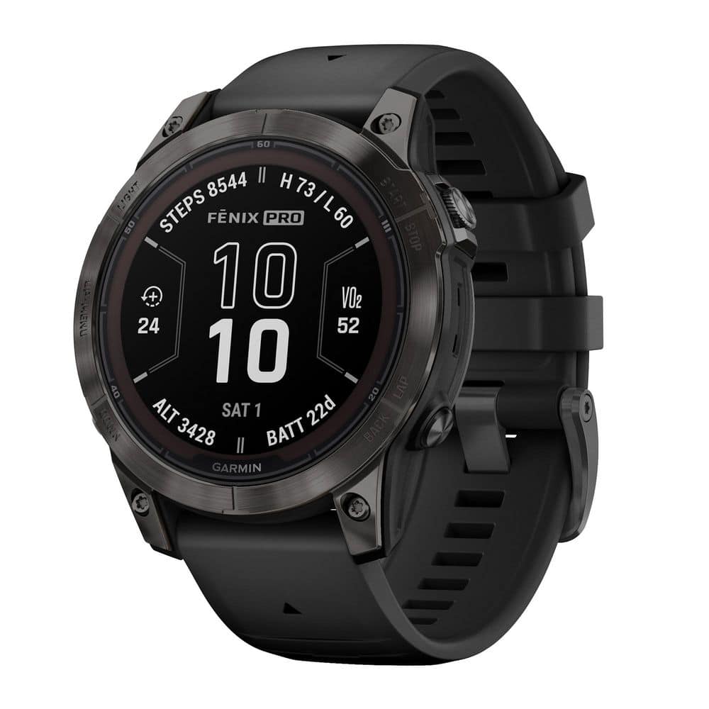 fenix 7 Pro Sapphire Solar Edition Smartwatch 1.85 x. 57 in Carbon Gray