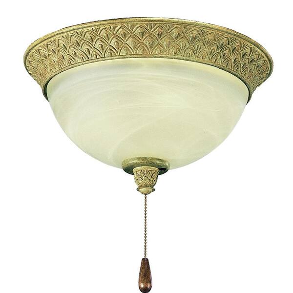 Progress Lighting Savannah Collection 3-Light Seabrook Ceiling Fan Light-DISCONTINUED