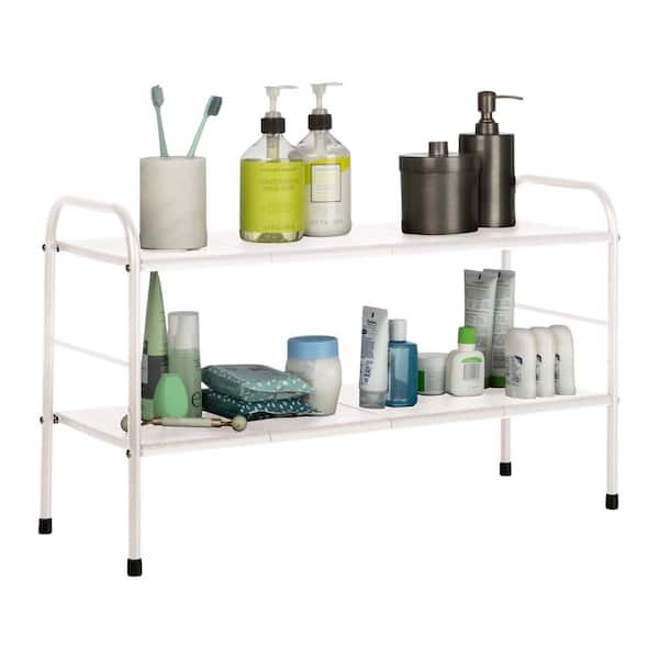 HOME-COMPLETE Durable Under the Sink Storage, White