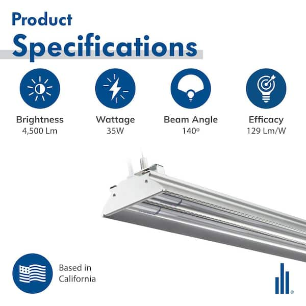 Hyperikon 4 ft. 35 Watt 100 Watt Equivalent Integrated LED