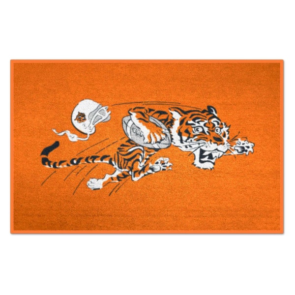FANMATS Orange 1 ft. 7 in. x 2 ft. 6 in. Cincinnati Bengals Vintage Starter Mat Area Rug